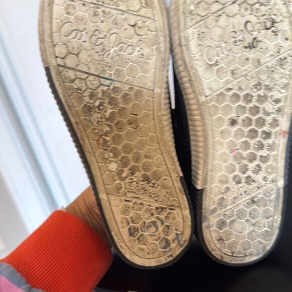 Boys shoe bundle size 1 sketchers light up sneaker Cat & Jack black dress shoe - Picture 4 of 11